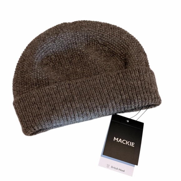 Mackie Cuillin Dentdale British Wool Scotland Knit Men’s Winter Beanie Hat NWT - Picture 1 of 5